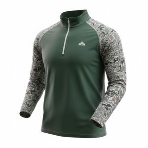 NWT EMS Sea Spray Tech Wick UPF 40+ Long Sleeve Quarter Zip-Men’s XL